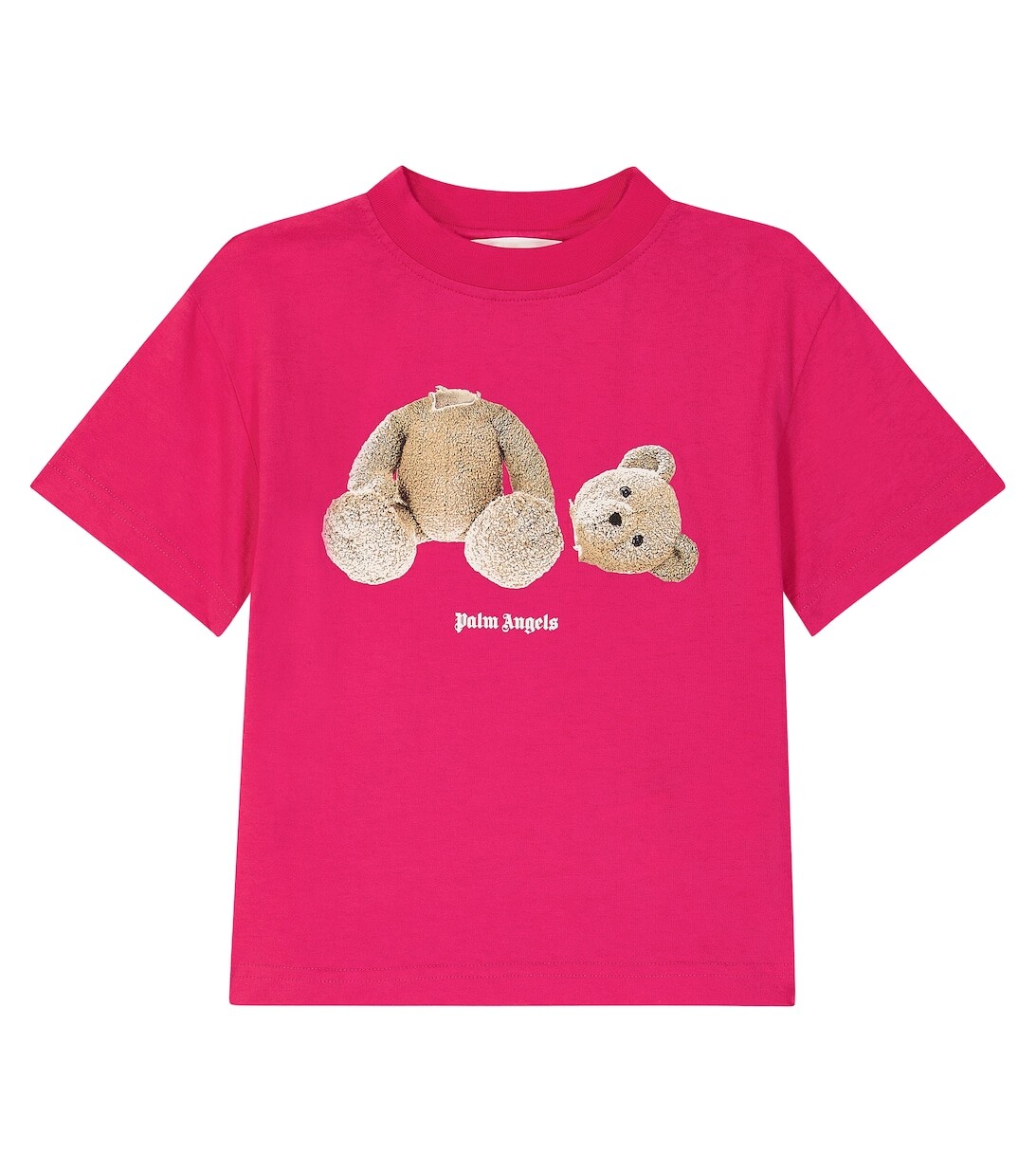 

Футболка из хлопкового джерси с принтом Palm Angels, розовый