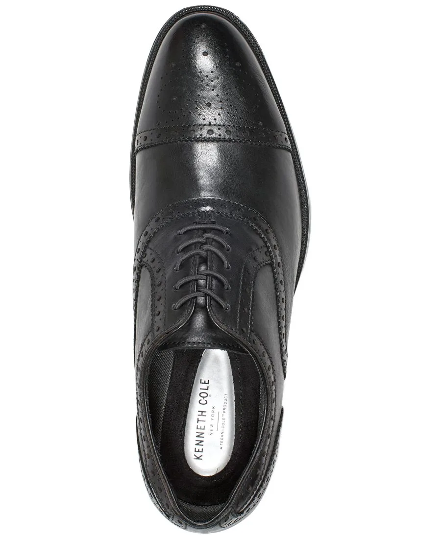 Мужские оксфорды Future Pod на шнуровке Kenneth Cole New York, черный — фото 4