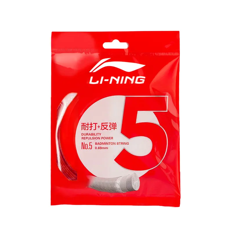 

Струны для бадминтонной ракетки Li Ning, нейлоновые, унисекс, 10 м/33 фута, flame красный
