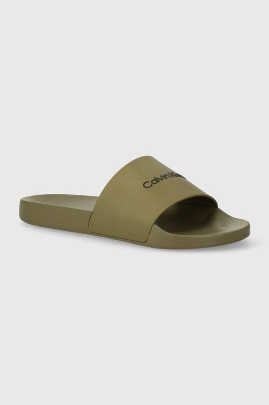 

Шлепанцы Pool Slide Rubber Calvin Klein, зеленый