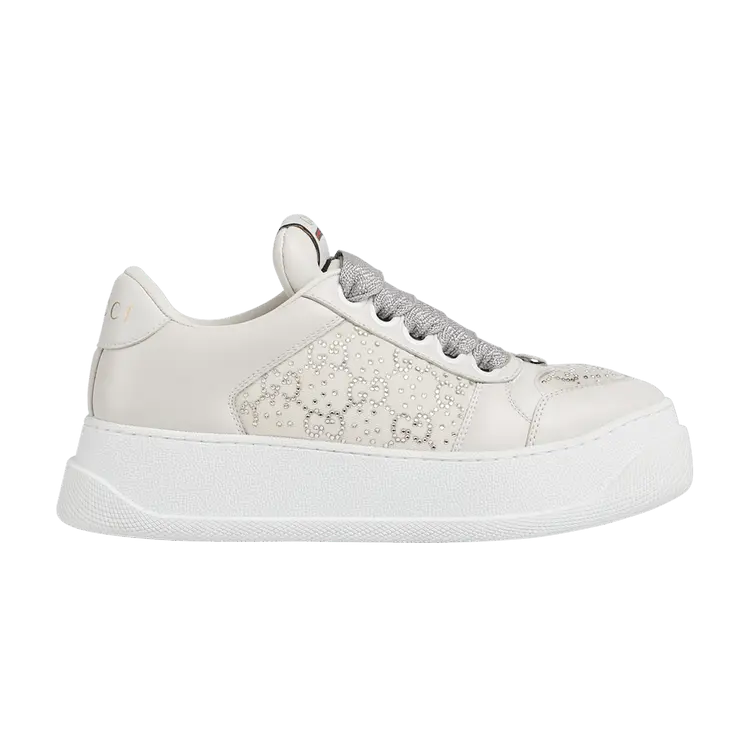 Кроссовки Gucci Wmns Screener Light Grey, серый
