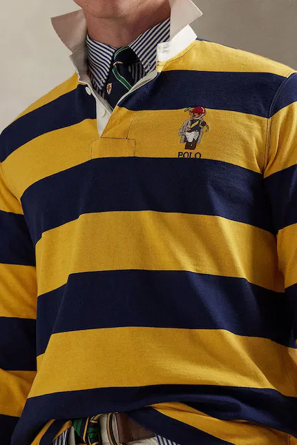 Свитер хлопок Polo Ralph Lauren, синий — фото 4