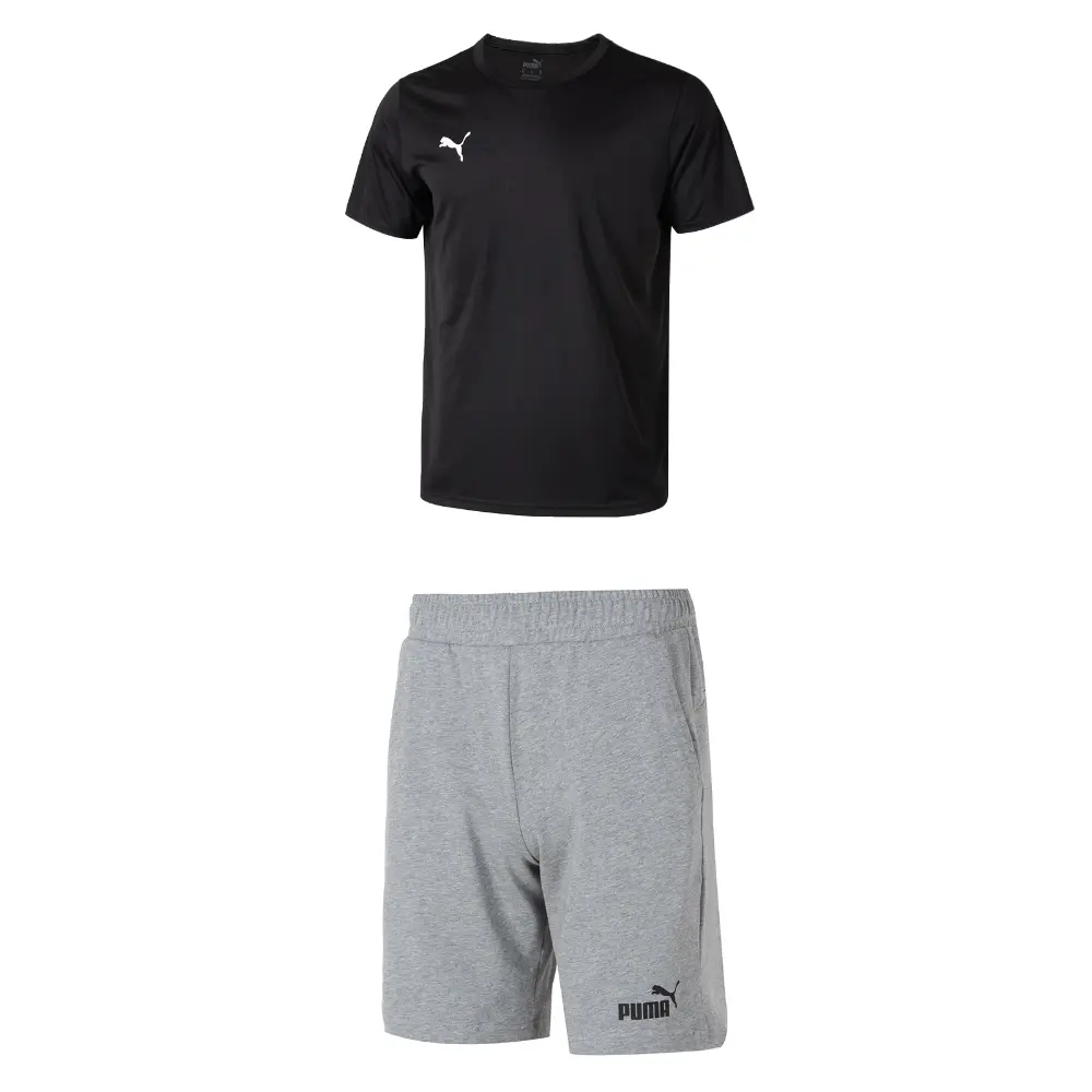 

Повседневная спортивная одежда для мужчин, черный+серый Puma, черный