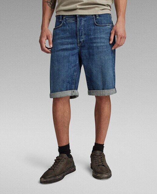 

Мужские джинсовые шорты D-Staq 3D G-Star Raw, синий