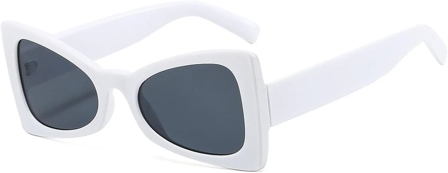 

Солнцезащитные очки XINXIN в форме треугольного кошачьего глаза для мужчин и женщин, декоративные очки для отдыха на природе (цвет: B, размер: средний), B