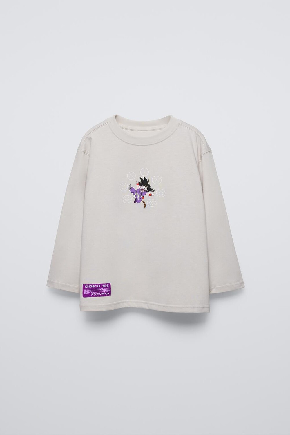 

Футболка goku dragon ball ZARA, серый