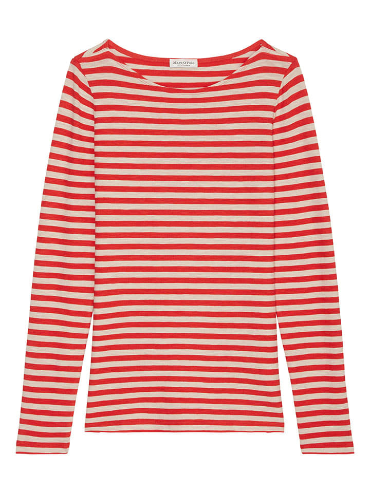 

Лонгслив Marc O´Polo, цвет rot/beige
