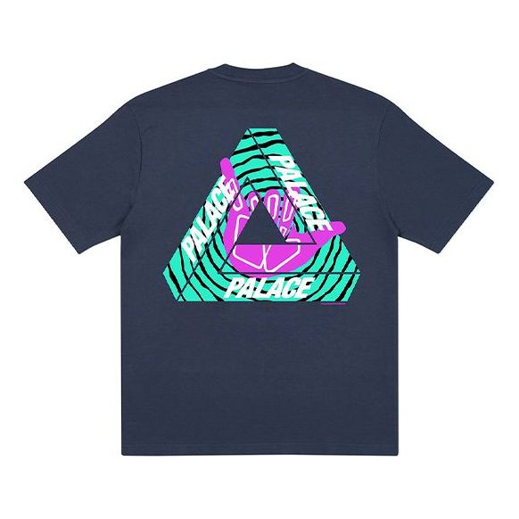 

Футболка PALACE Tri-Zooted Shakka Round Neck Short Sleeve Unisex Navy Blue, синий