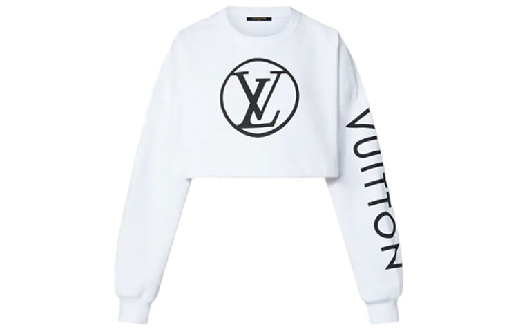 

Новые квартальные продукты LV Sweatshirt Women's White Louis Vuitton