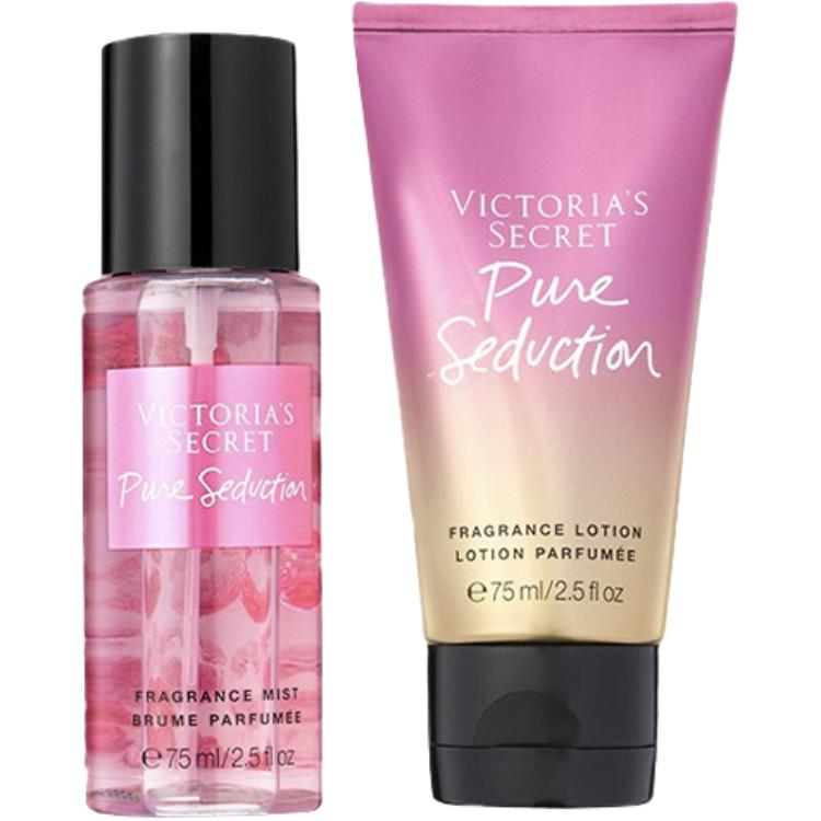 Ароматический лосьон для тела и парфюм с ароматическими эффектами Victoria's Secret, Purely Alluring Fragrance Body Lotion 2-Piece Set