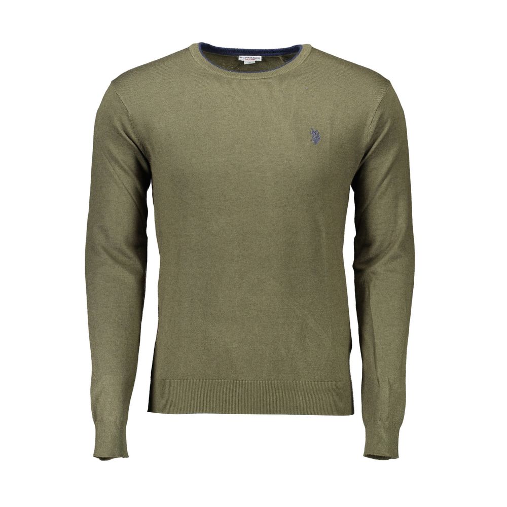 

Зеленый мужской свитер из вискозы U.S. Polo Assn.