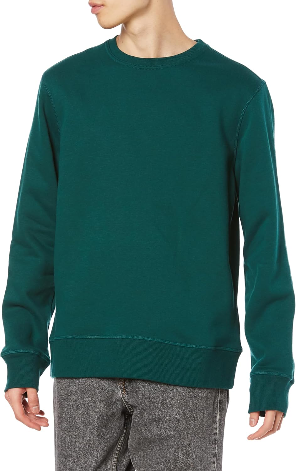 

Мужская флисовая толстовка с круглым вырезом Amazon Essentials, зеленый