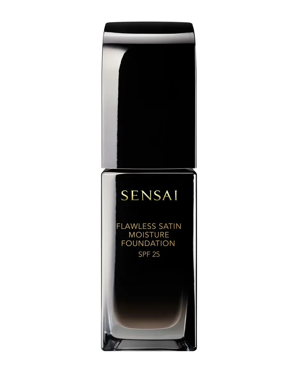 Тональная основа для макияжа Flawless Satin Moisture Foundation Sensai, 204 Honey Beige