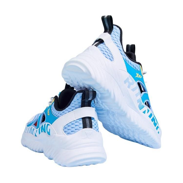 Детские кроссовки GS Low-top Northern Lights Синие/Белые Xtep, цвет Northern Lights Blue/Xtep White — фото 4