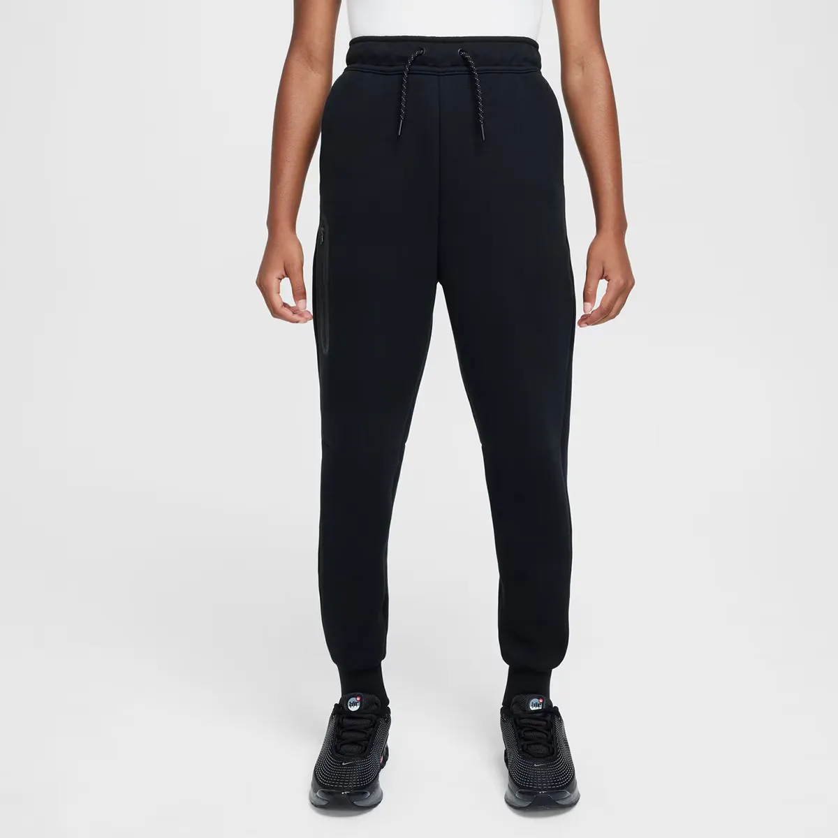 

Флисовые брюки для девочек Nike Sportswear Tech, черный