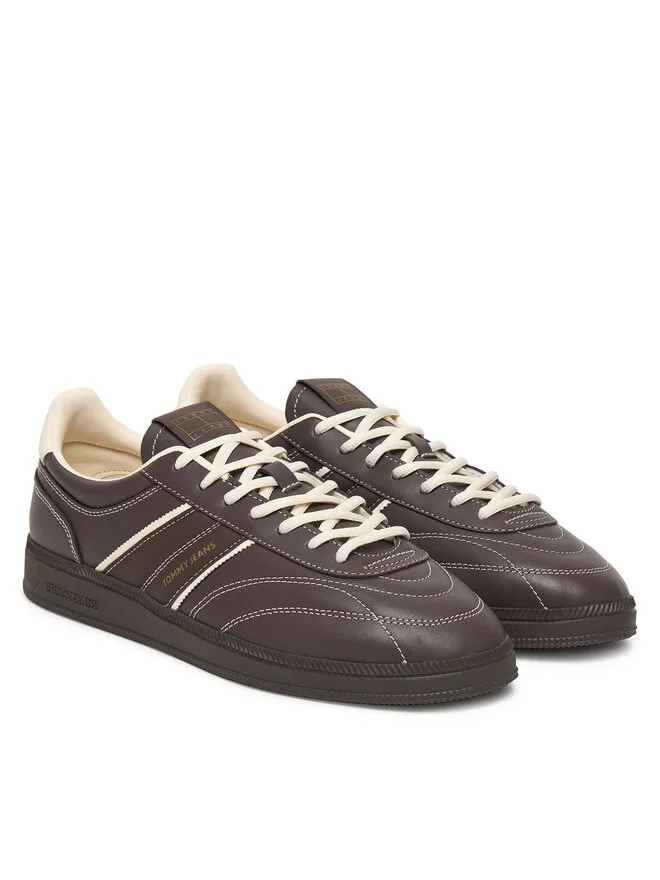 Tommy Jeans Кроссовки The Greenwich Edge Stitching EM0EM01708 коричневые — фото 2
