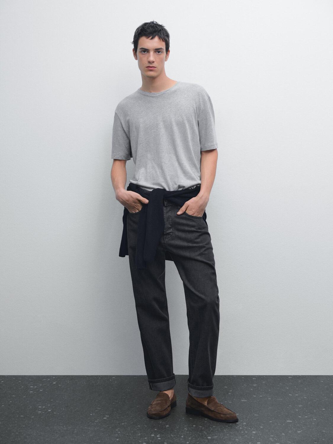 

Джинсы Selvedge Fit Massimo Dutti, Charcoal