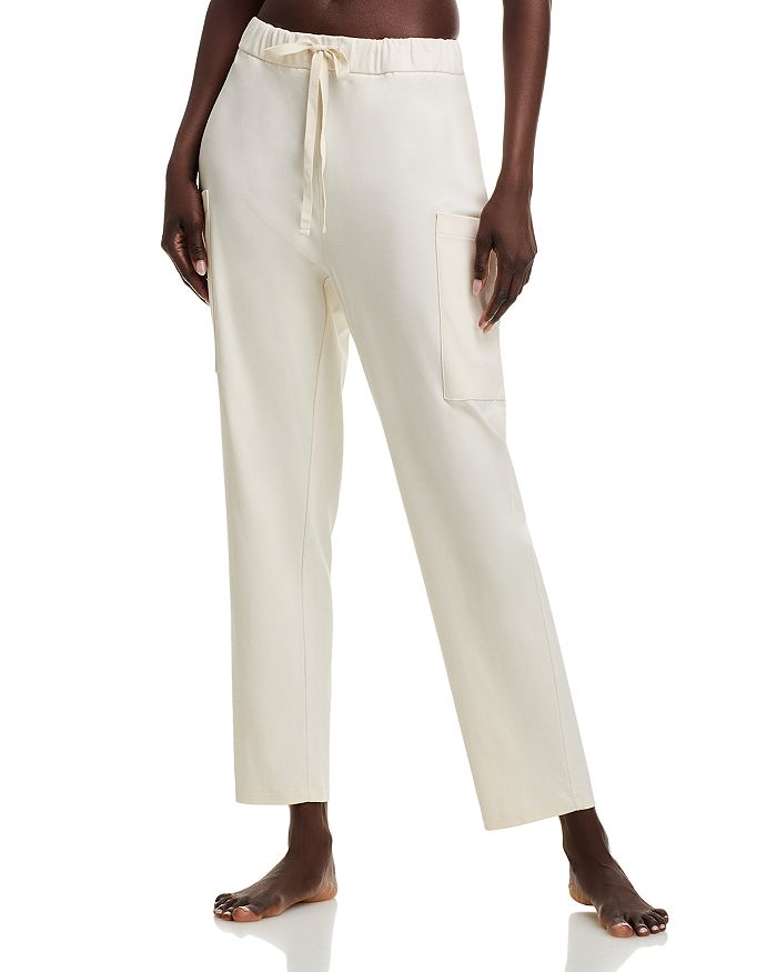 

Свободные пижамные брюки до щиколотки Eileen Fisher, белый