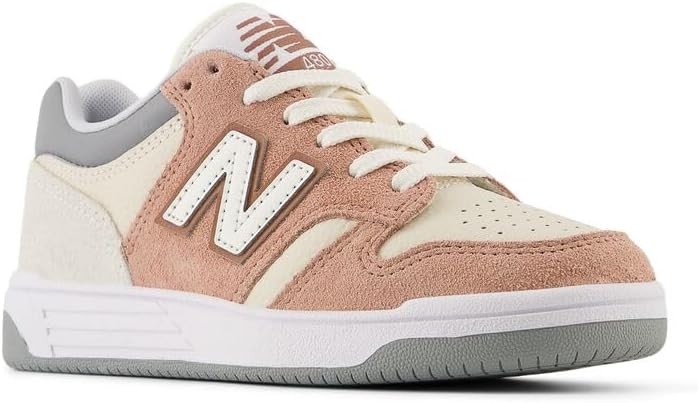 Детские кроссовки New Balance 480 V1 на шнуровке (унисекс), Landslide/Linen/Pecan — фото 4