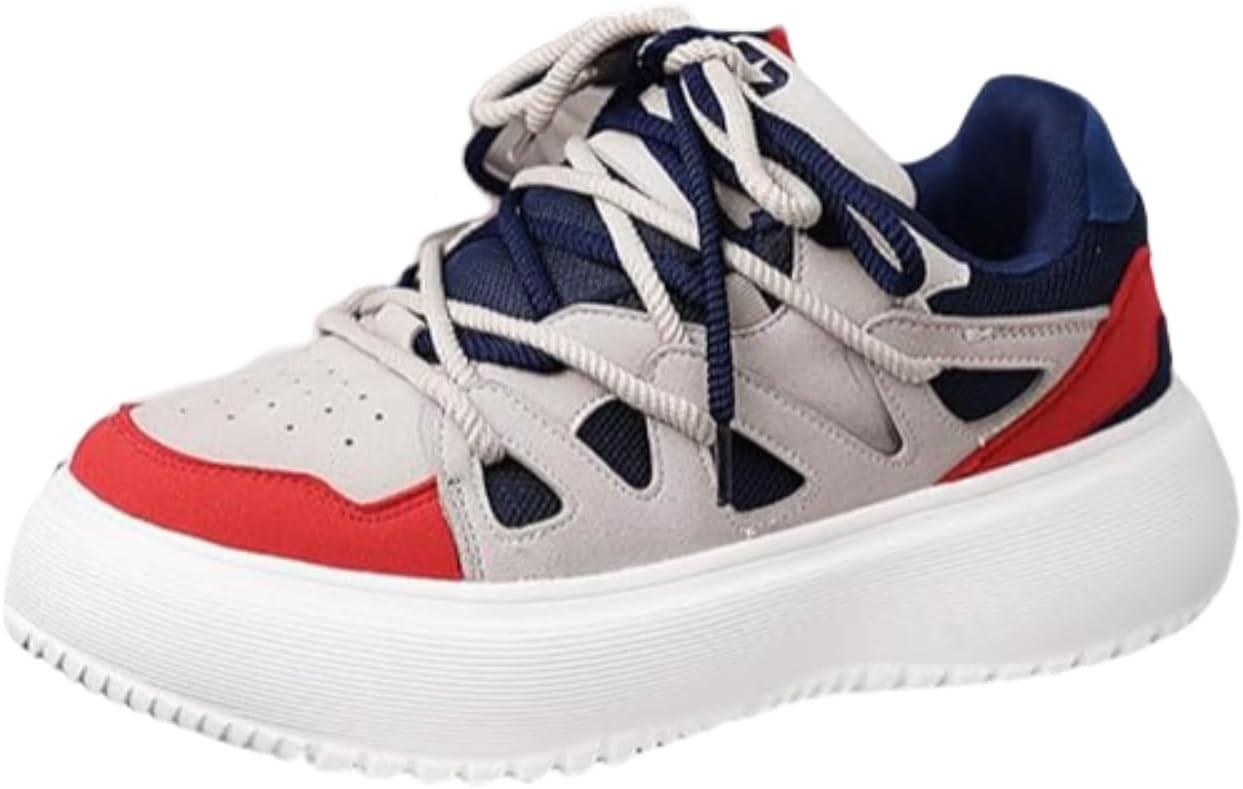 

Мужские кроссовки в корейском стиле для повседневной ходьбы и занятий спортом, удобные без шнурков, с контрастными цветами, дышащие беговые кроссовки Lexamen, серый