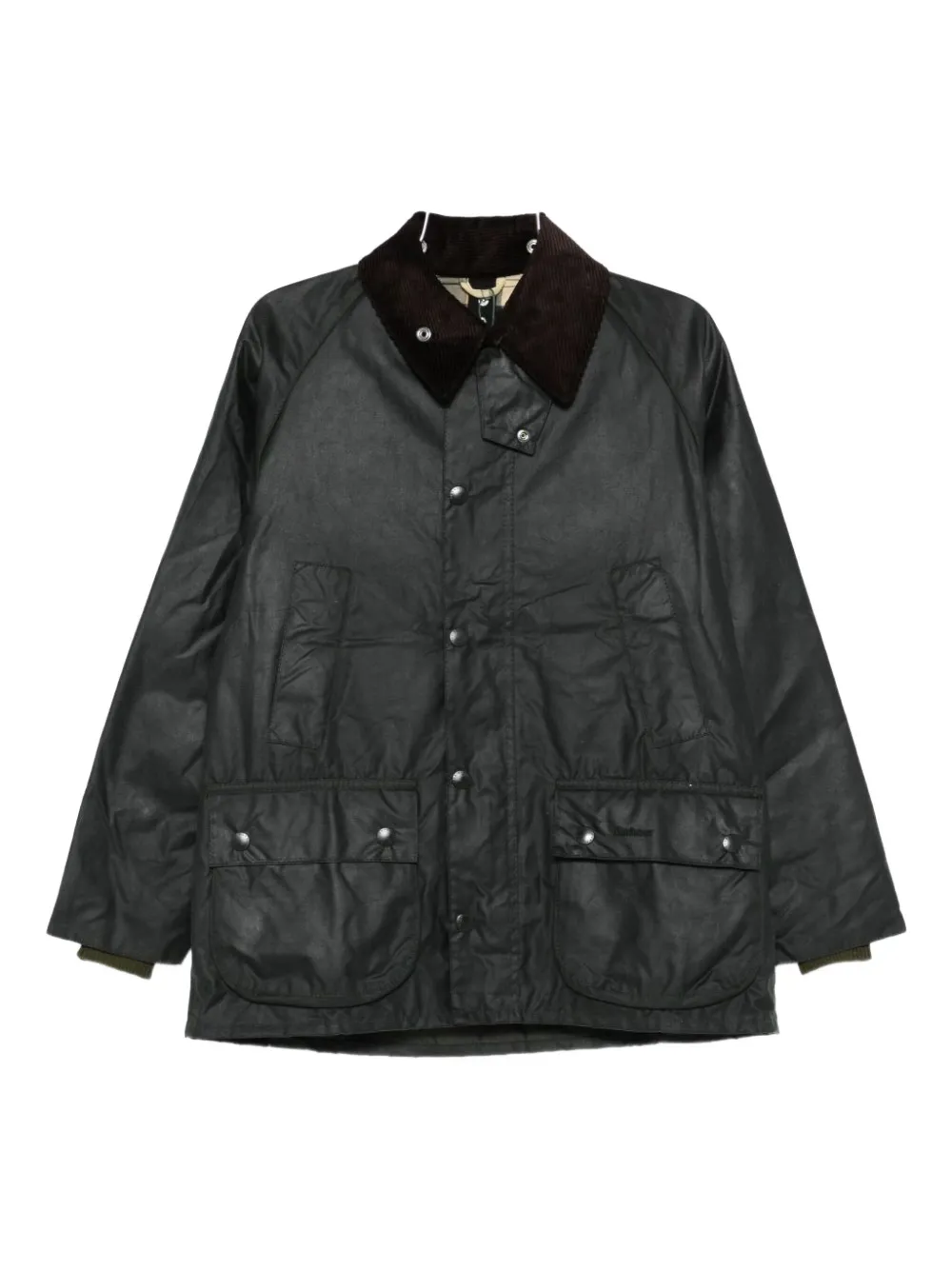 

Куртка с вельветовым воротником Barbour, зеленый