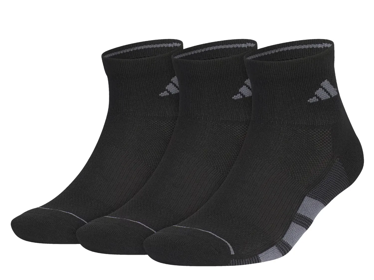 

Мужские носки для тренировок - набор 3 шт. Adidas, Black