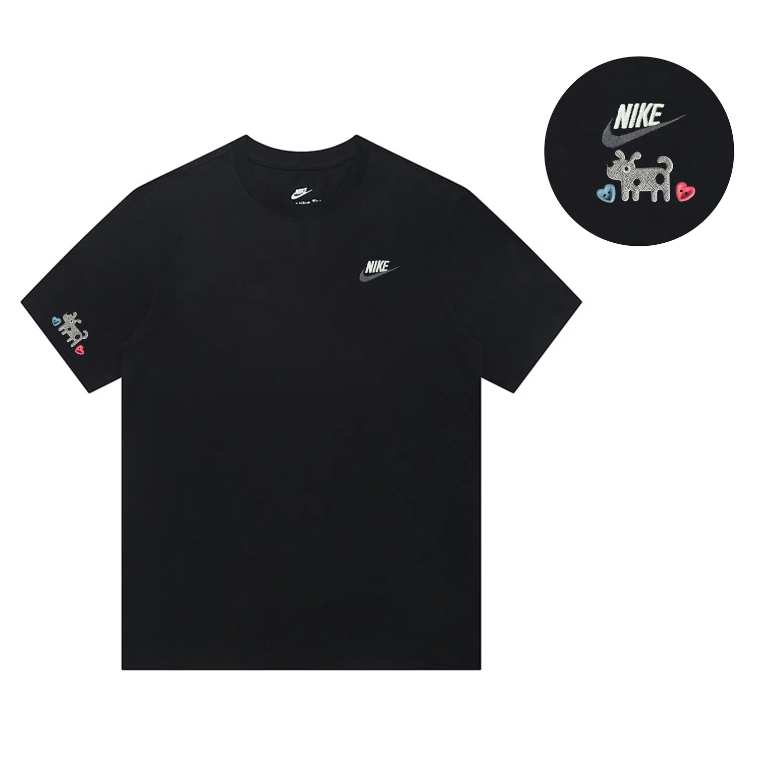 Футболка Nike Sportswear Club Unisex черная — фото 3