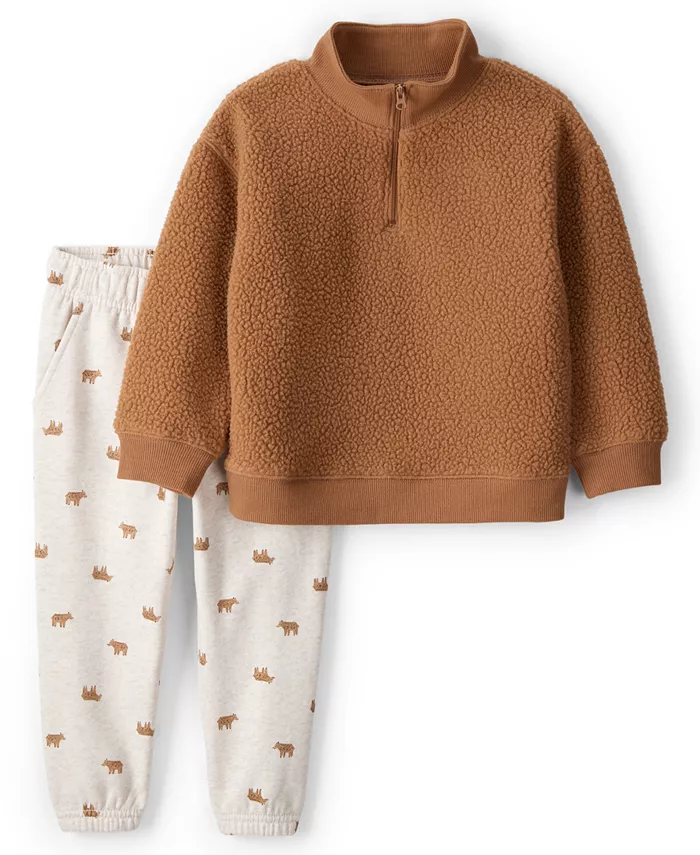 

Мальчиковый комплект из куртки и джоггеров Teddy, 2 предмета Carter'S