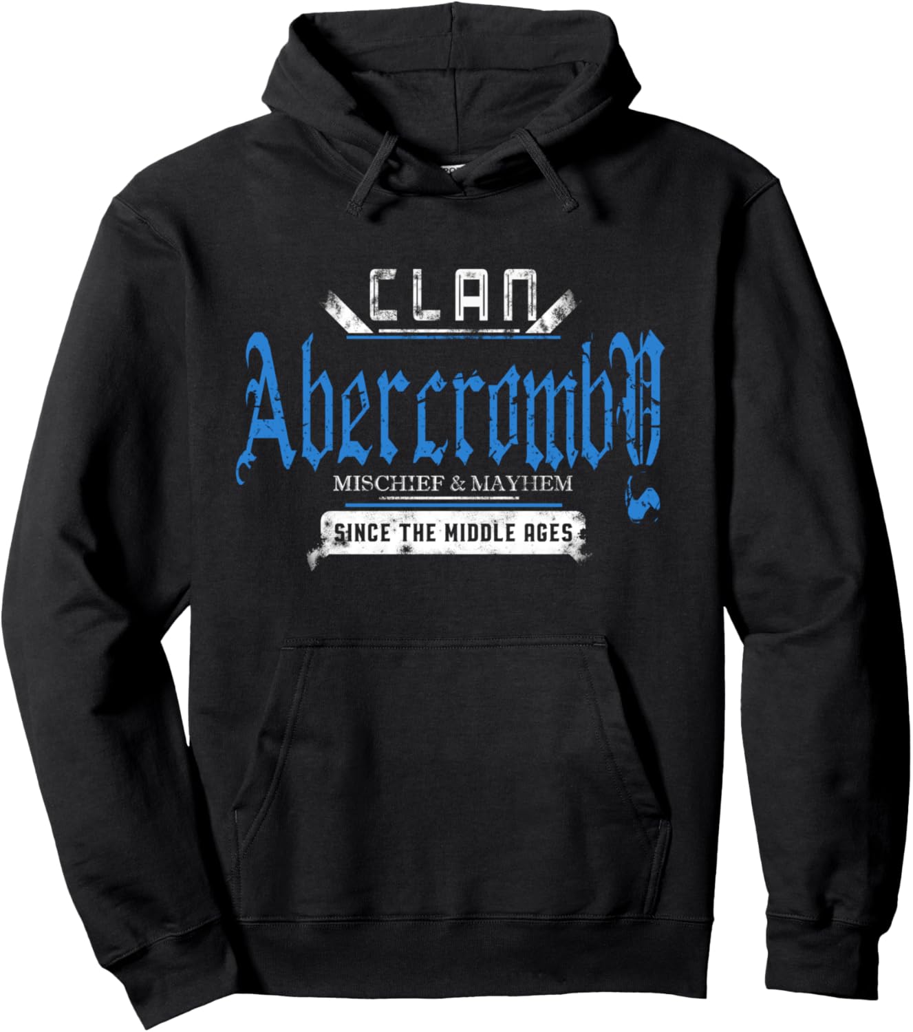 

Толстовка-футляр Clan Abercrombie - Missy & Mayhem Scottish Kin, Clan & Country Shirt Tee, черный