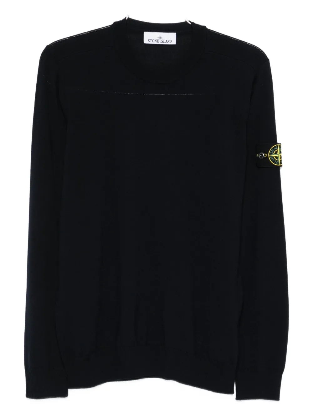 

Свитер с круглым вырезом и нашивкой-логотипом Stone Island
