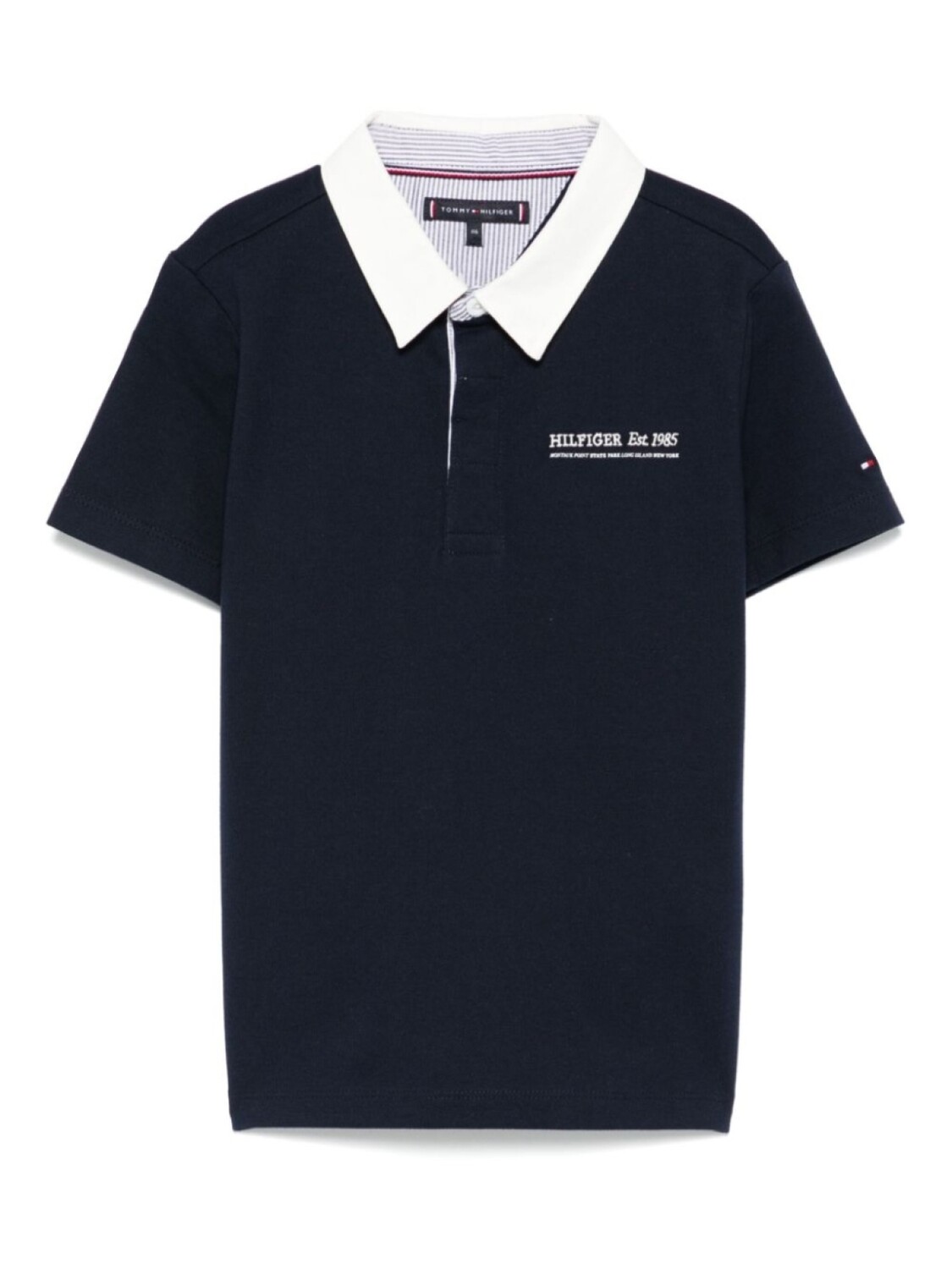 

Рубашка поло с вышитым логотипом Tommy Hilfiger Junior, синий