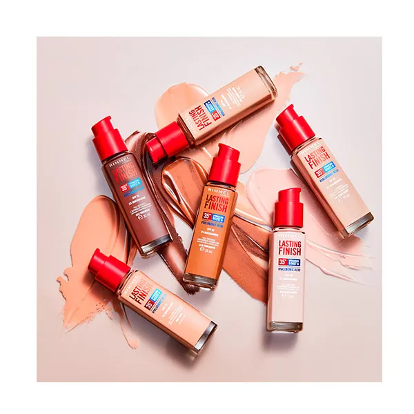 Составляют основу Lasting Finish Foundation 35H Rimmel London, цвет soft beige — фото 4