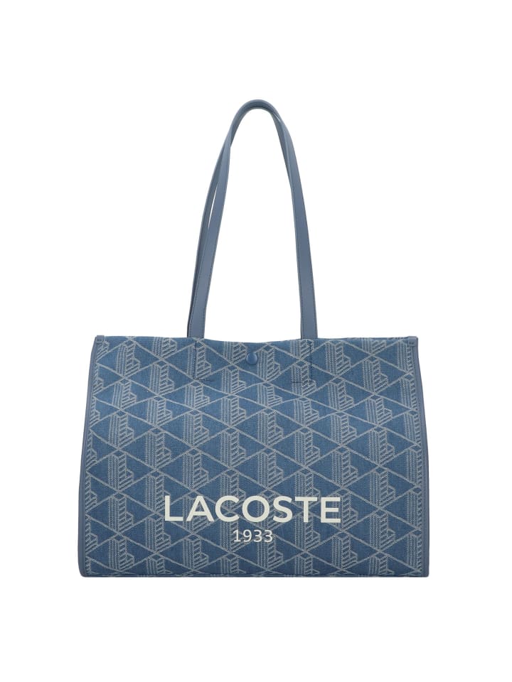 

Сумка шоппер Lacoste, цвет mono jacquard denim