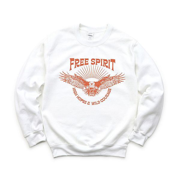 

Футболка Free Spirit с принтом орла Simply Sage Market, White, Белый, Футболка Free Spirit с принтом орла Simply Sage Market, White