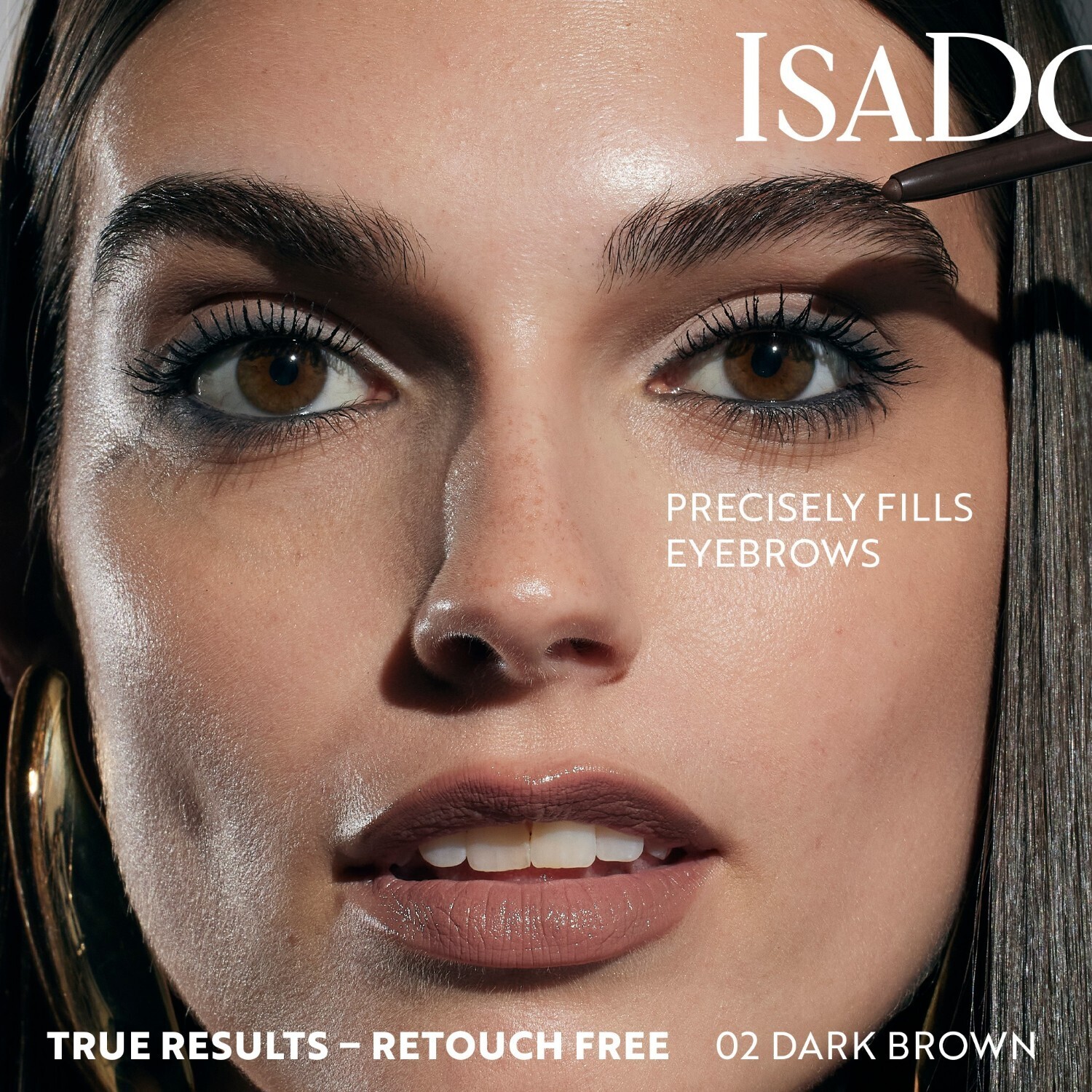 Карандаш для бровей the brow fix 24h pencil longwear & waterproof Isadora, 5 - taupe, вес 0.32 гр. — фото 4