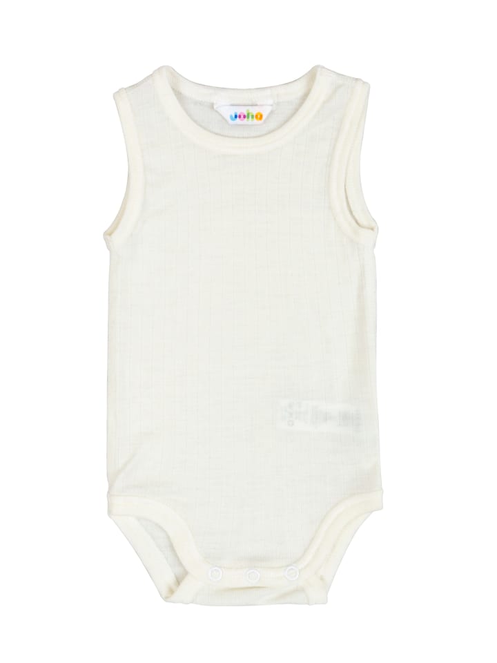 

Joha Боди без рукавов из мериносовой шерсти, кремового цвета