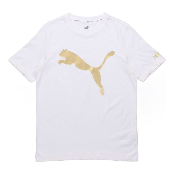 

Футболка logo foil tee 'white' Puma, белый