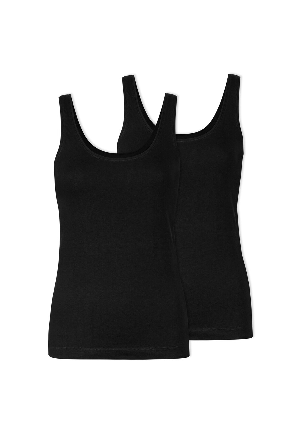 

Майка SNOCKS Tank Top aus Bio Baumwolle 2 Stück, черный