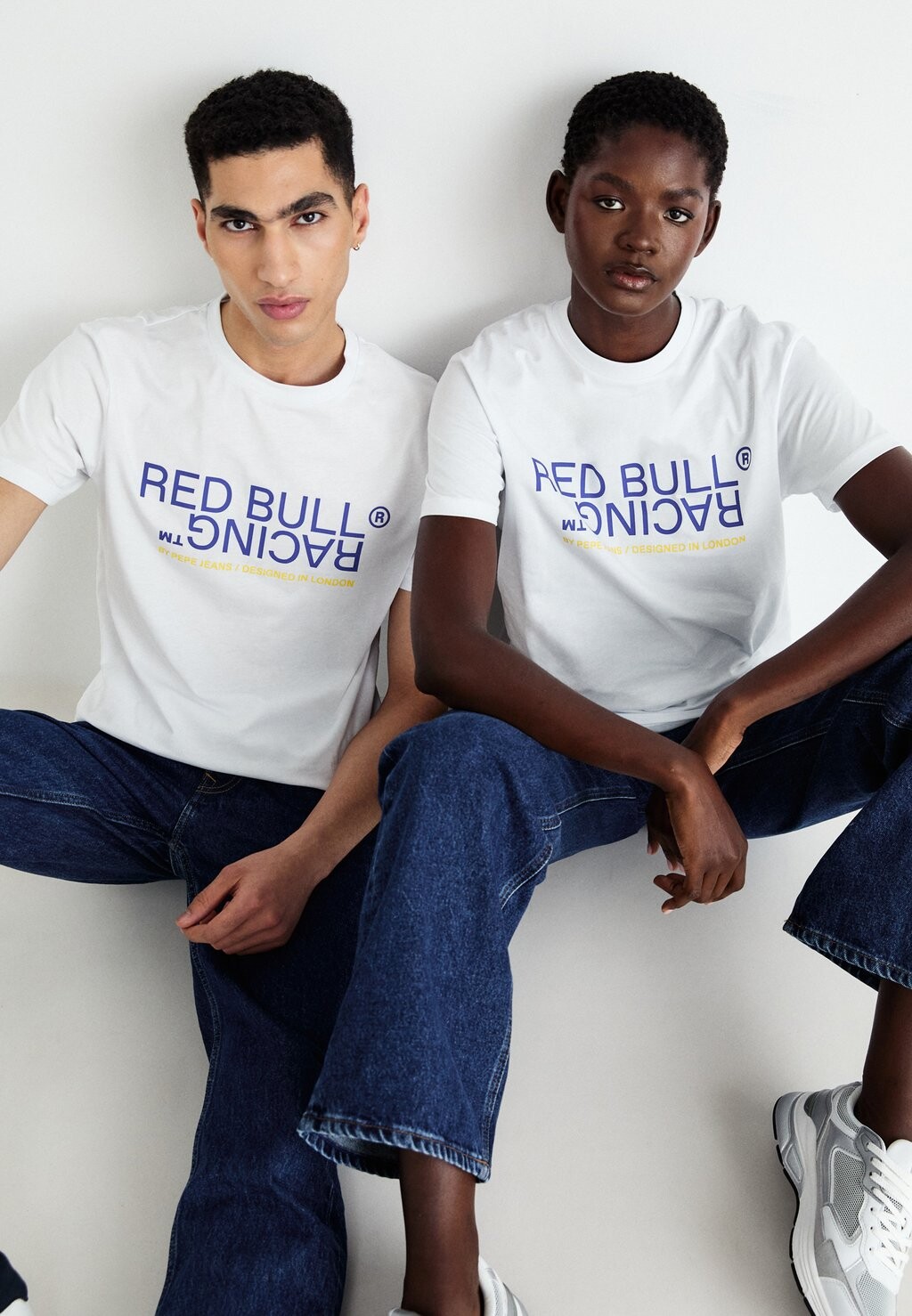 

Футболка с принтом RED BULL RACING GRAPHIC REFLECT TEE Pepe Jeans, белый