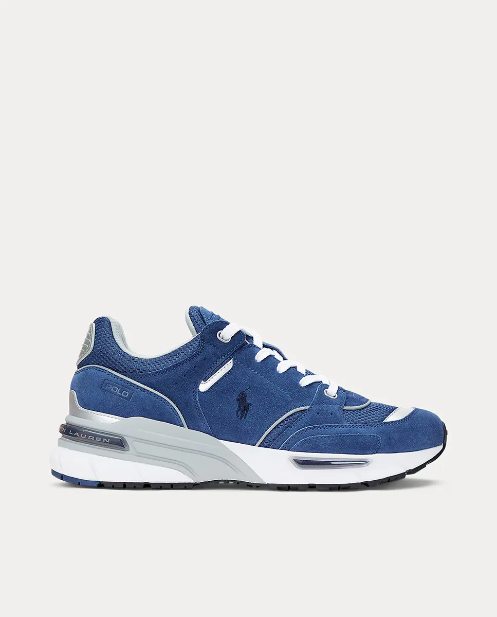 

Мужские кроссовки TRACKSTER 250 низкие кожаные Polo Ralph Lauren, тёмно-синий