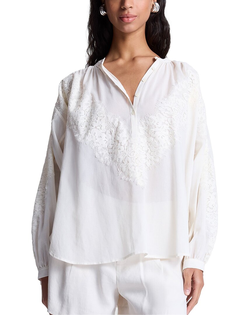 

A.L.C. Топ Elaine, белый