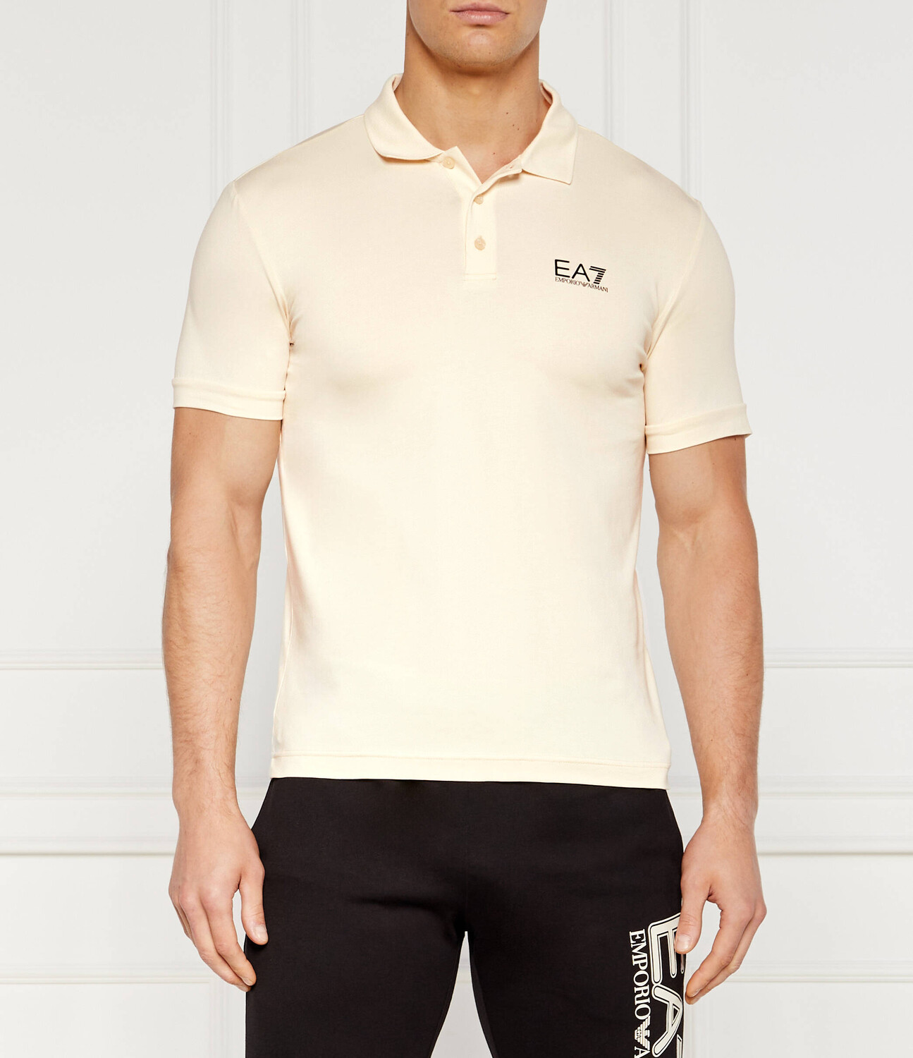 

Поло EA7 Regular Fit, цвет pesca