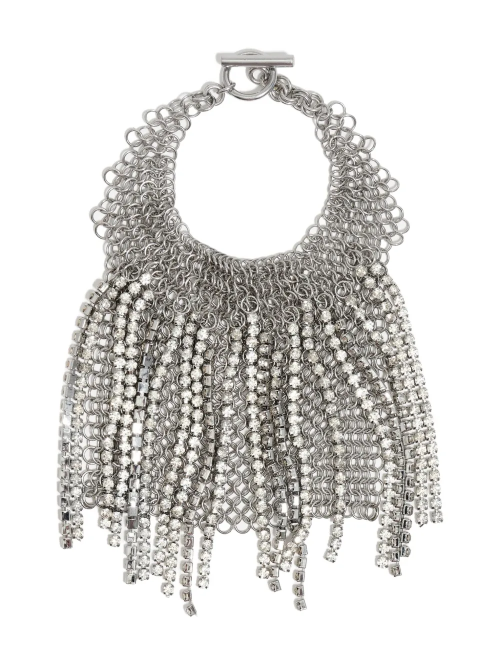 

Браслет на ногу, украшенный кристаллами Bimba y Lola, серебряный