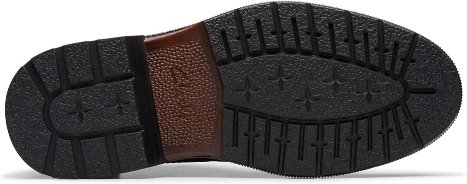 Мужские ботинки челси Clarks Burchill Up, Dark Brown Leather — фото 3
