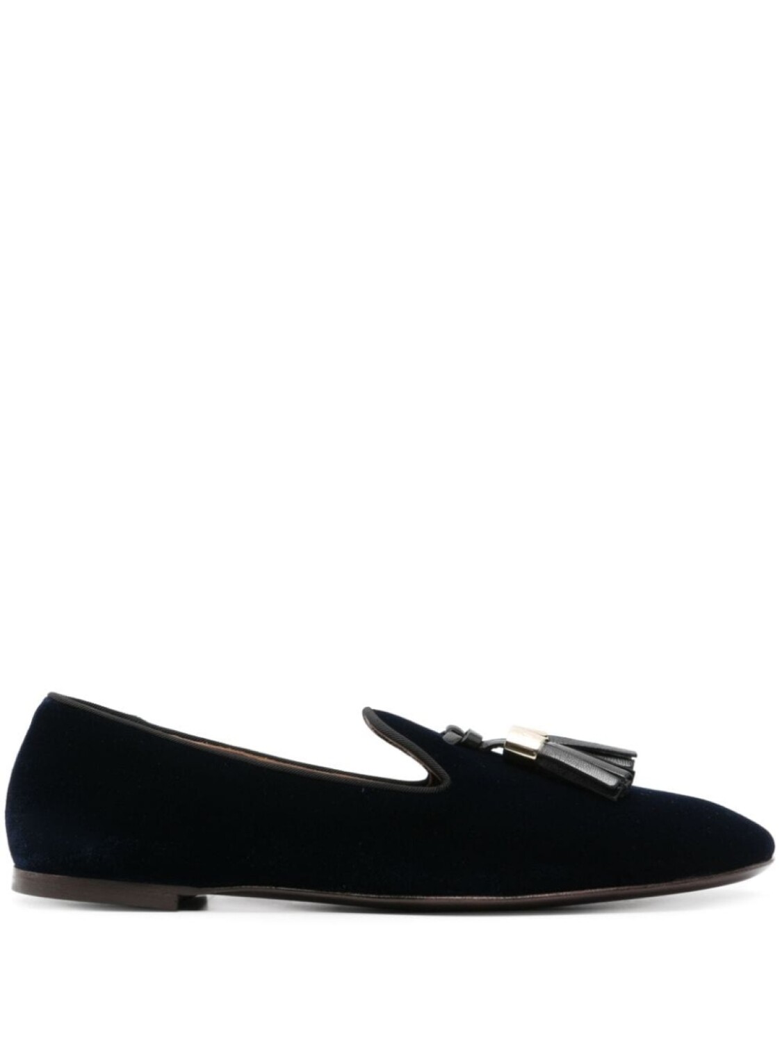 

Giuseppe Zanotti бархатные лоферы с кисточками, синий