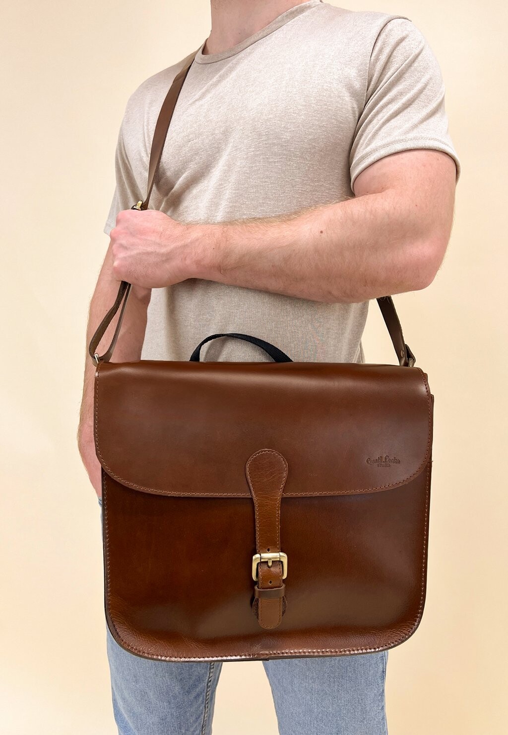

Сумка для ноутбука Gusti Leder, цвет braun