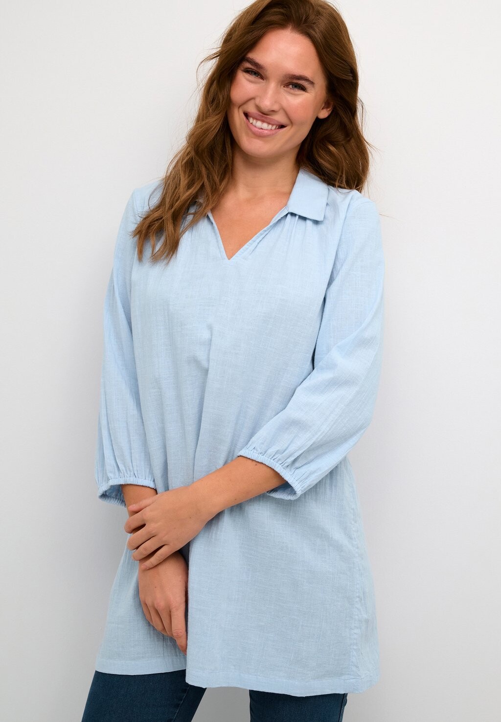 

Туника KAEMILY LULA Kaffe, цвет chambray blue