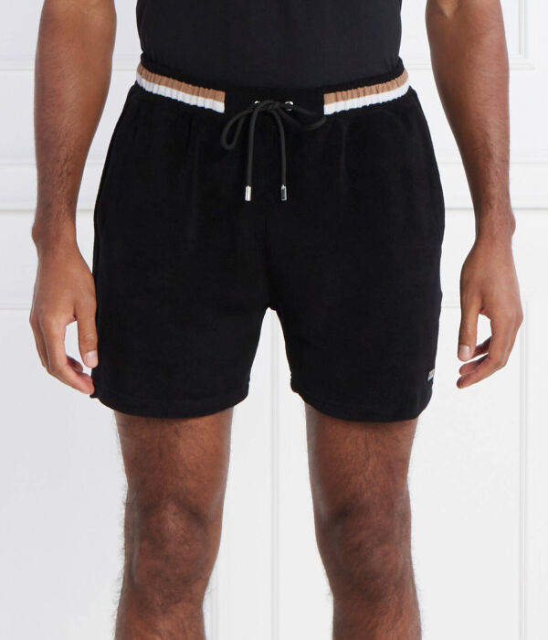 

Махровые шорты Regular fit Boss, черный