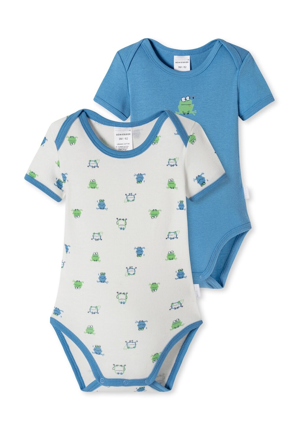 

Боди 2-PACK NATURAL LOVE Schiesser, цвет blau weiß