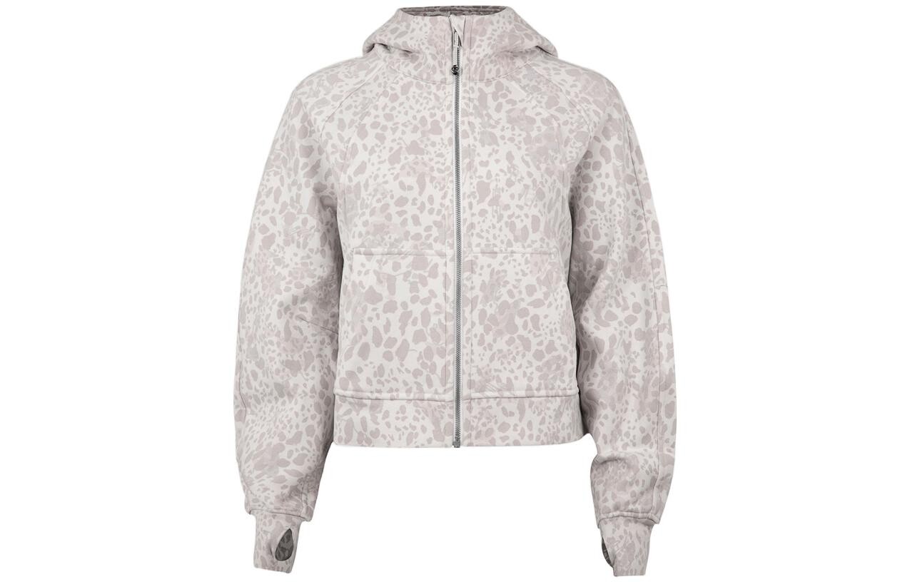 

Куртка серии Scuba женская Lululemon, цвет Cheetah camouflage antique white